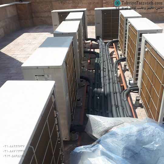 خدمات نصب کولر گازی